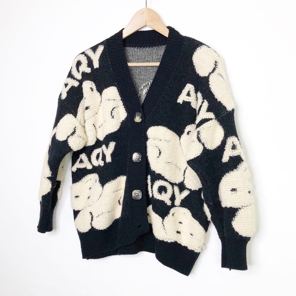 Teddy bear Korean style, fluffy women’s cardigan - Picture 5 of 8